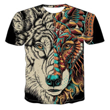 Load image into Gallery viewer, Hip hop 3d T-shirt Animal Lion Shirt Camiseta 3d T Shirt Men Funny T Shirts Mens Clothing Casual Tee Top Tiger Tshirt
