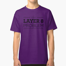 Load image into Gallery viewer, Layer 8 Problem T Shirt Cisco Layer 8 Osi Layers Tcp Ip Users
