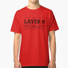 Load image into Gallery viewer, Layer 8 Problem T Shirt Cisco Layer 8 Osi Layers Tcp Ip Users

