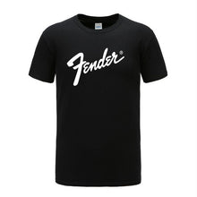 Load image into Gallery viewer, GVHHCK Free Shipping 100% Cotton Fender T Shirt Men Women Summer Short Sleeve Print T-shirt Harajuku Hip Hop Tops Brand Clothes
