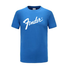 Load image into Gallery viewer, GVHHCK Free Shipping 100% Cotton Fender T Shirt Men Women Summer Short Sleeve Print T-shirt Harajuku Hip Hop Tops Brand Clothes
