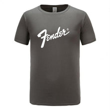 Load image into Gallery viewer, GVHHCK Free Shipping 100% Cotton Fender T Shirt Men Women Summer Short Sleeve Print T-shirt Harajuku Hip Hop Tops Brand Clothes
