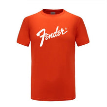 Load image into Gallery viewer, GVHHCK Free Shipping 100% Cotton Fender T Shirt Men Women Summer Short Sleeve Print T-shirt Harajuku Hip Hop Tops Brand Clothes
