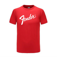 Load image into Gallery viewer, GVHHCK Free Shipping 100% Cotton Fender T Shirt Men Women Summer Short Sleeve Print T-shirt Harajuku Hip Hop Tops Brand Clothes
