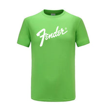 Load image into Gallery viewer, GVHHCK Free Shipping 100% Cotton Fender T Shirt Men Women Summer Short Sleeve Print T-shirt Harajuku Hip Hop Tops Brand Clothes
