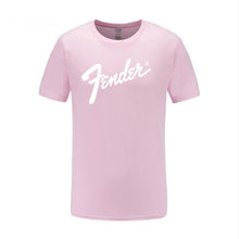 Load image into Gallery viewer, GVHHCK Free Shipping 100% Cotton Fender T Shirt Men Women Summer Short Sleeve Print T-shirt Harajuku Hip Hop Tops Brand Clothes
