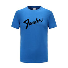 Load image into Gallery viewer, GVHHCK Free Shipping 100% Cotton Fender T Shirt Men Women Summer Short Sleeve Print T-shirt Harajuku Hip Hop Tops Brand Clothes

