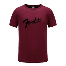 Load image into Gallery viewer, GVHHCK Free Shipping 100% Cotton Fender T Shirt Men Women Summer Short Sleeve Print T-shirt Harajuku Hip Hop Tops Brand Clothes
