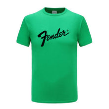 Load image into Gallery viewer, GVHHCK Free Shipping 100% Cotton Fender T Shirt Men Women Summer Short Sleeve Print T-shirt Harajuku Hip Hop Tops Brand Clothes
