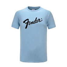 Load image into Gallery viewer, GVHHCK Free Shipping 100% Cotton Fender T Shirt Men Women Summer Short Sleeve Print T-shirt Harajuku Hip Hop Tops Brand Clothes
