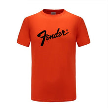 Load image into Gallery viewer, GVHHCK Free Shipping 100% Cotton Fender T Shirt Men Women Summer Short Sleeve Print T-shirt Harajuku Hip Hop Tops Brand Clothes
