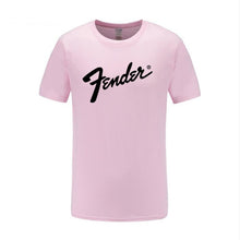 Load image into Gallery viewer, GVHHCK Free Shipping 100% Cotton Fender T Shirt Men Women Summer Short Sleeve Print T-shirt Harajuku Hip Hop Tops Brand Clothes
